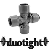 duotight - 8mm (5/16)Female - X Cross Adaptor / Splitter