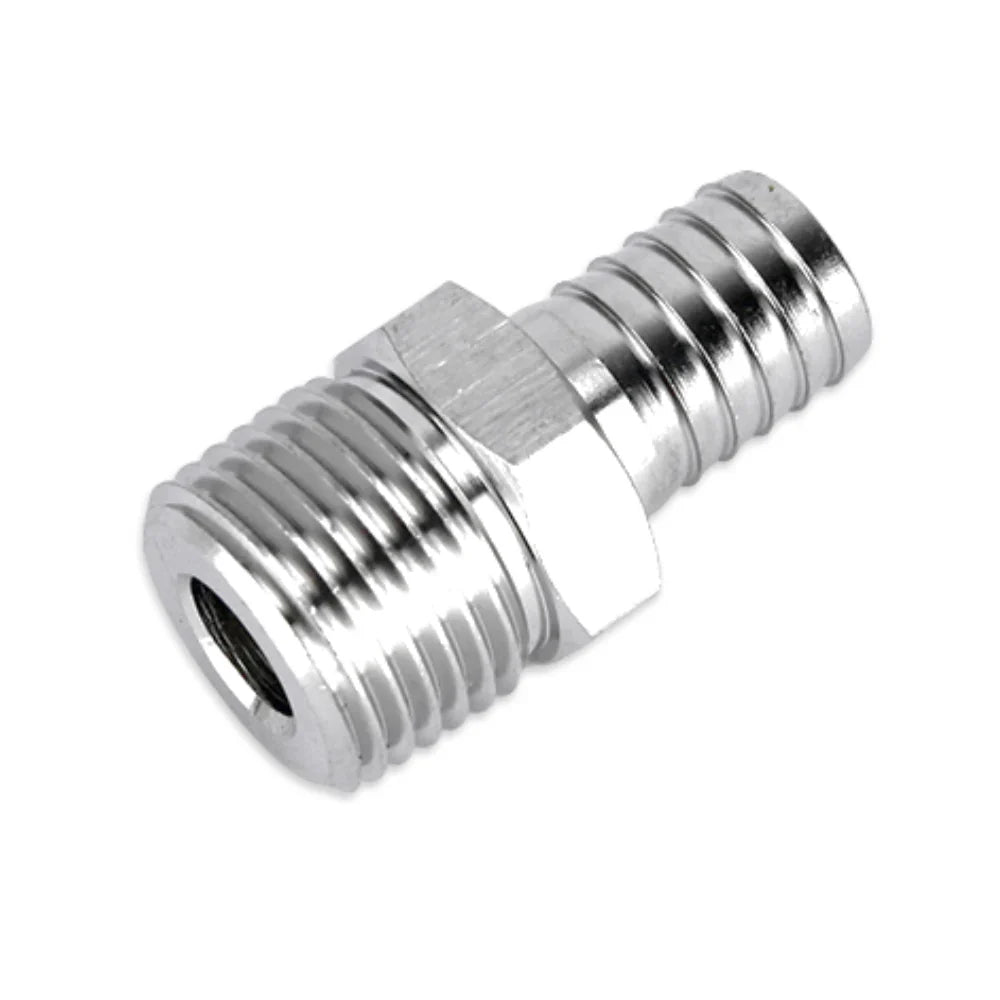 1/2 Inch BSP Male x 13mm Barb Stainless Steel Fitting