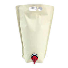 5L Blank Eggshell Stand Up Bladders with Tamper Sealed Tap