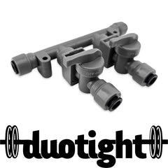 8mm (5/16) duotight x 2 Way Manifold with Check Valves & Isolation Valves