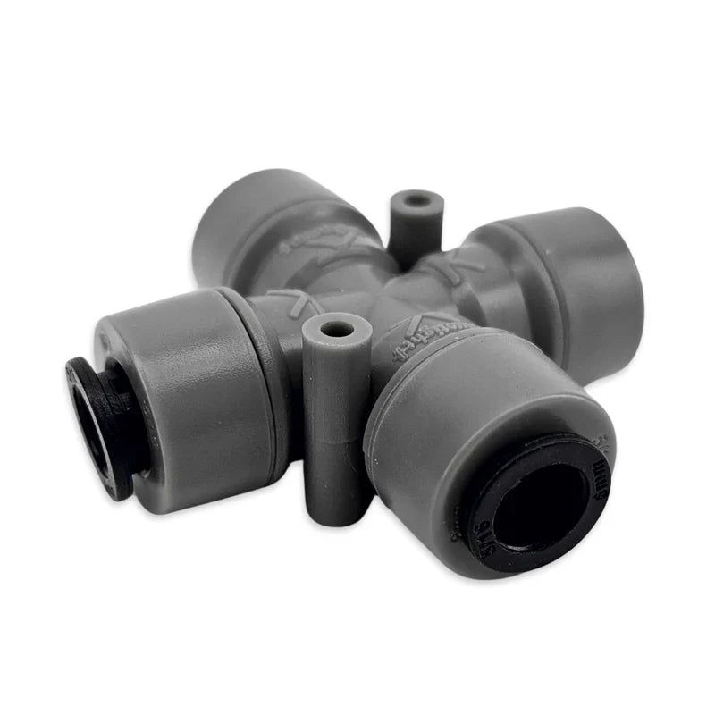duotight - 8mm (5/16)Female - X Cross Adaptor / Splitter