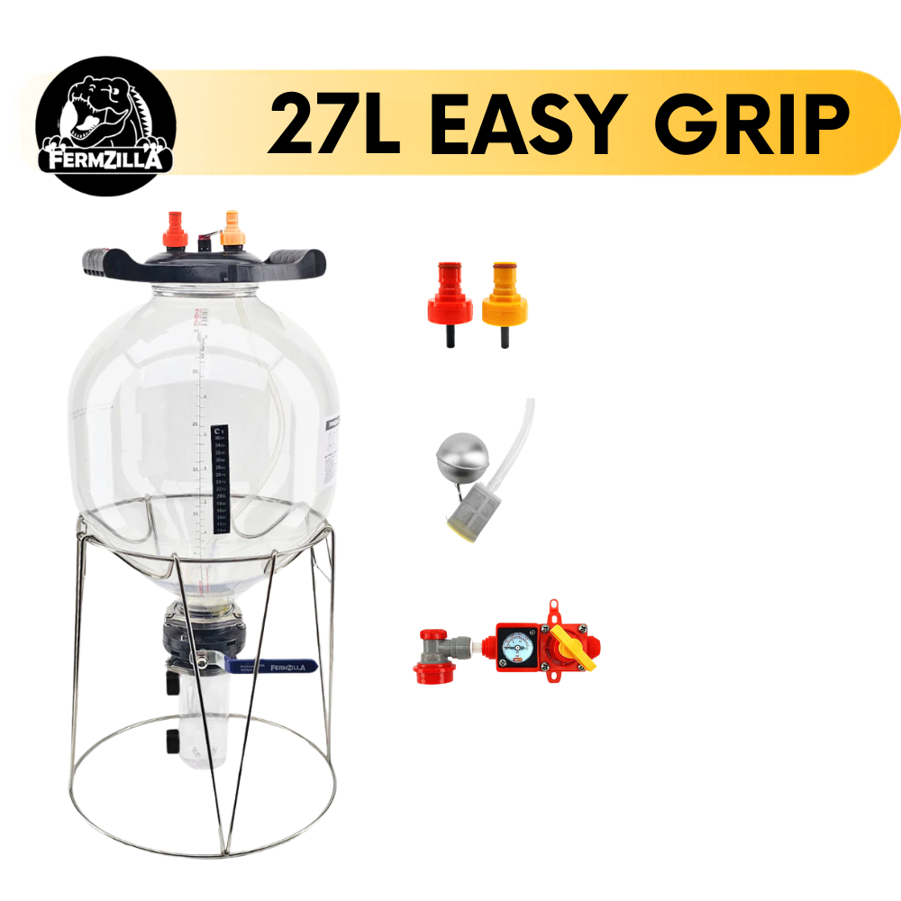 Fermzilla 27L Gen3.2 TRI-CONICAL Starter Kit with Choice of Spunding Valve / Posts