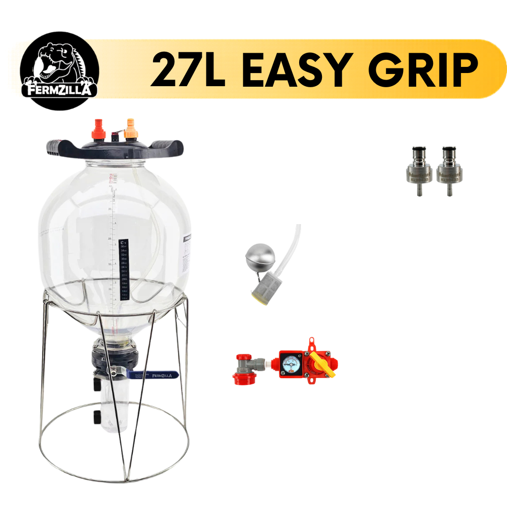 Fermzilla 27L Gen3.2 TRI-CONICAL Starter Kit with Choice of Spunding Valve / Posts