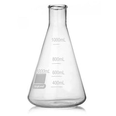 Borosilicate Erlenmeyer Conical Flask 1000mL