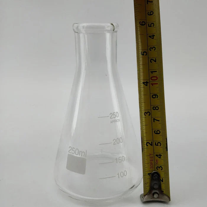Borosilicate Erlenmeyer Conical Flask 250mL